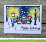 LAWN FAWN: Here We Go A-Waddling | Stamp, Die and Stencils Bundle