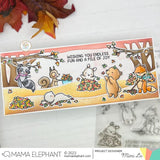 MAMA ELEPHANT: Falling Leaves | Stamp & Creative Cuts Bundle