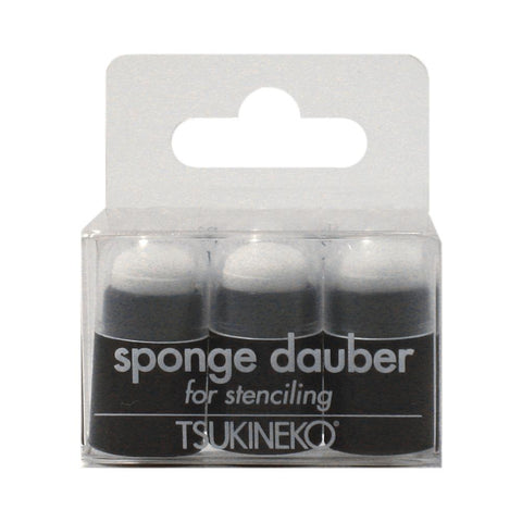 TSUKINEKO: Sponge Daubers W/Cap 3pk