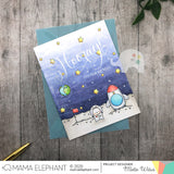MAMA ELEPHANT: Little Agenda Spaceship | Stamp