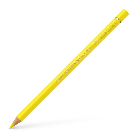 FABER CASTELL: Polychromos Colored Pencil (Light Cadmium Yellow)