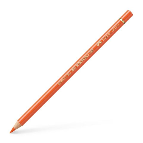 FABER CASTELL: Polychromos Colored Pencil (Orange Glaze)