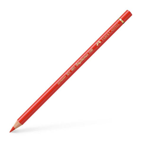 FABER CASTELL: Polychromos Colored Pencil (Light Cadmium Red)