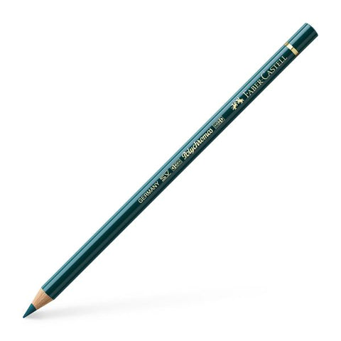 FABER CASTELL: Polychromos Colored Pencil (Deep Cobalt Green)