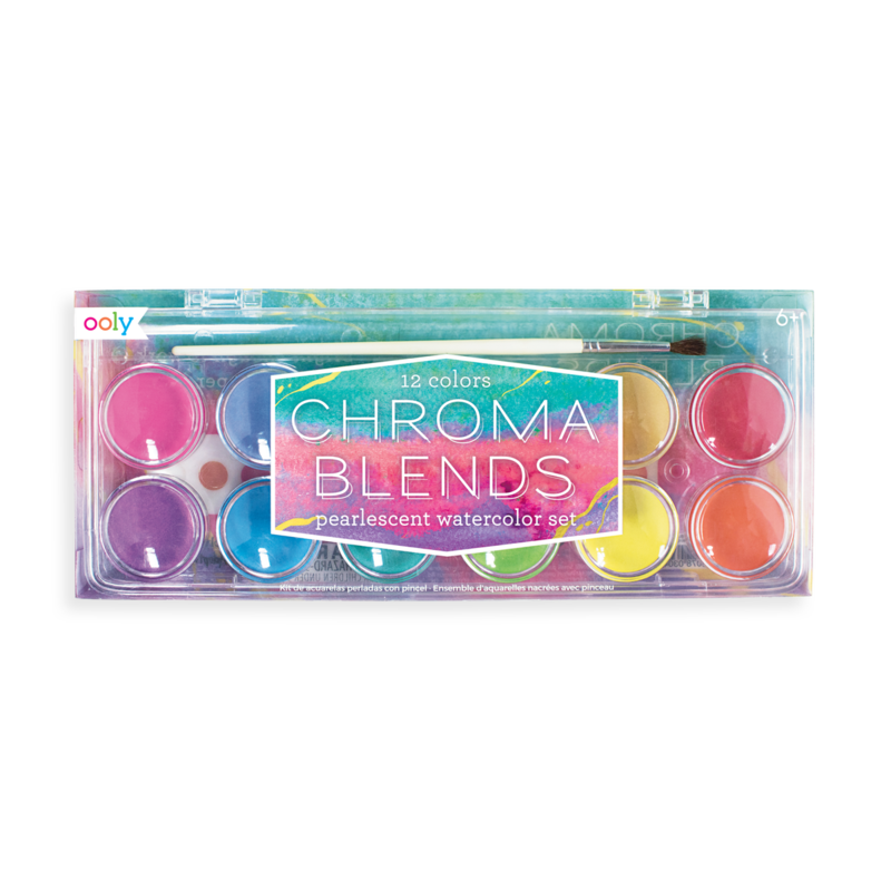 OOLY: Chroma Blends Watercolors, Pearlescent