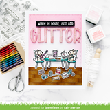 LAWN FAWN: Just Add Glitter | Stamp