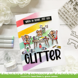 LAWN FAWN: Just Add Glitter | Stamp