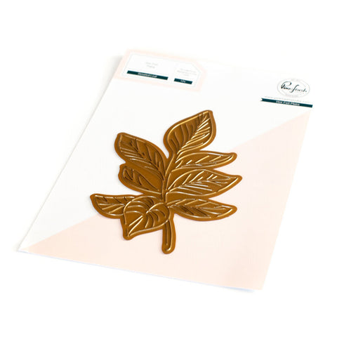 PINKFRESH STUDIO: Detailed Leaf | Hot Foil Plate