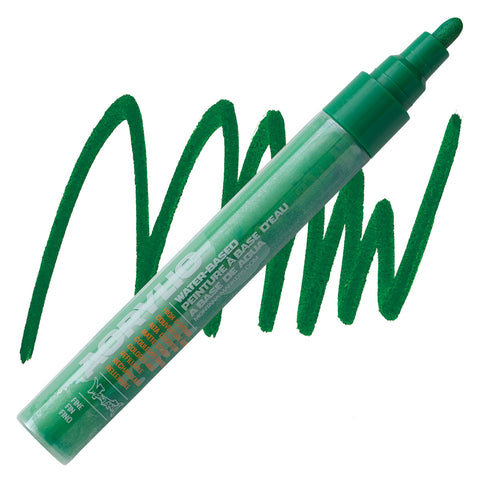 MONTANA: 2mm Fine Nib Acrylic Paint Marker (Shock Green Light)