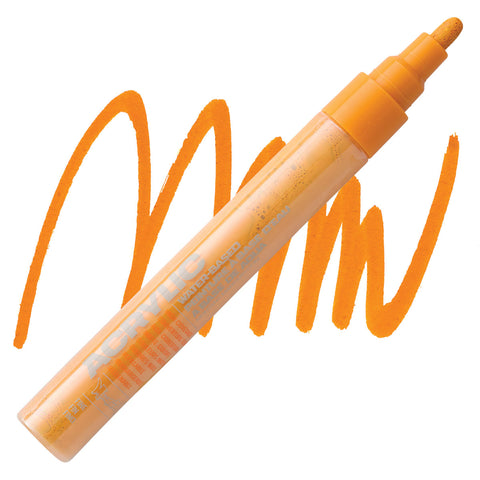 MONTANA: 2mm Fine Nib Acrylic Paint Marker (Shock Orange Light)