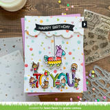 LAWN FAWN: Tiny Birthday Friends | Stamp