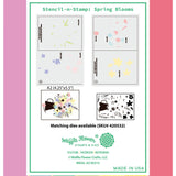 WAFFLE FLOWER: Spring Blooms | Stencil & Stamp (S)