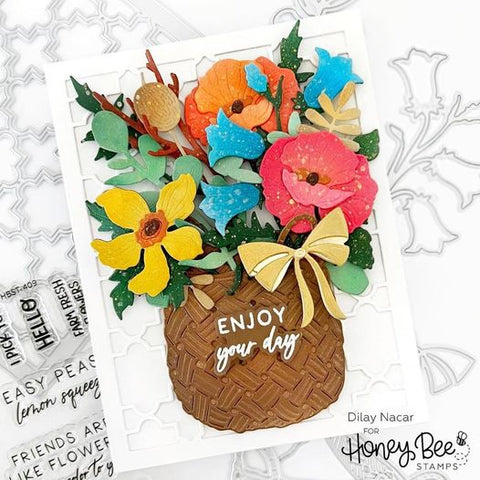 HONEY BEE STAMPS: Lovely Layers: Wildflowers