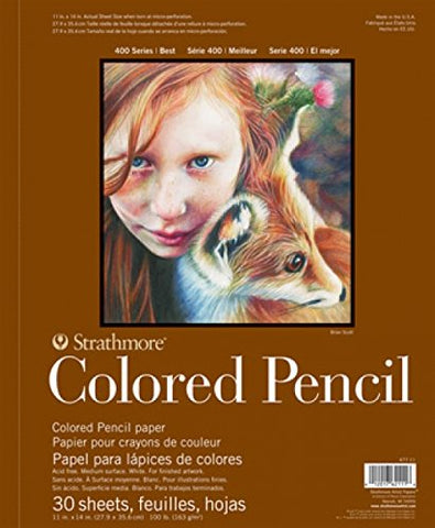 STRATHMORE: Colored Pencil Paper Pad 400 Series 9"x12"