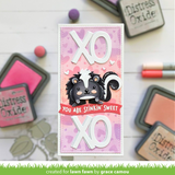 LAWN FAWN: Lots of Hearts Background | Layering Stencils