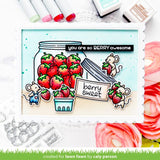 LAWN FAWN: How You Bean? Strawberries Add-On | Stamp