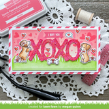 LAWN FAWN: Lots of Hearts Background | Layering Stencils
