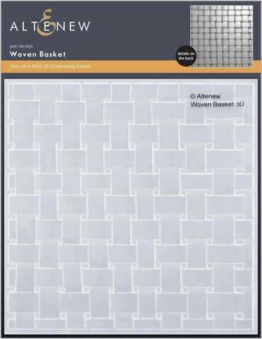 ALTENEW: Woven Basket | 3D Embossing Folder