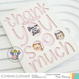 MAMA ELEPHANT: Tag Size Greetings | Stamp
