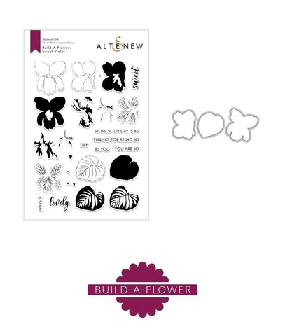 ALTENEW: Build-A-Flower: Sweet Violet | Stamp & Die Set