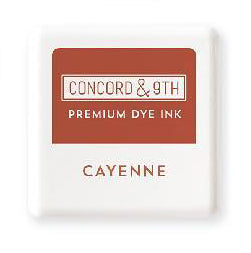 CONCORD & 9 TH: Premium Dye Ink Cube | Cayenne