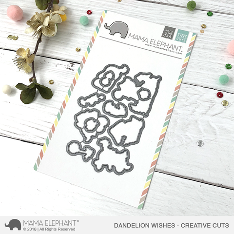 MAMA ELEPHANT: Dandelion Wishes Creative Cuts