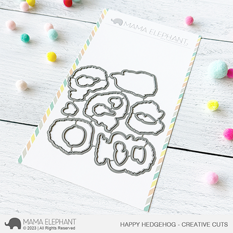 MAMA ELEPHANT: Happy Hedgehog | Creative Cuts