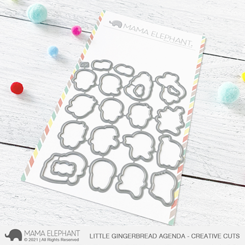 MAMA ELEPHANT: Little Gingerbread Agenda  | Creative Cuts