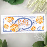 SUNNY STUDIO: Captivating Camellias | Stamp