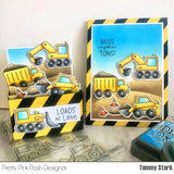 PRETTY PINK POSH:  Construction Trucks | Stamp