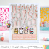 MAMA ELEPHANT: Big Thank You So Much Creative Cuts