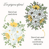 HONEY BEE STAMPS: Daisy Layers Bouquet | Stamp