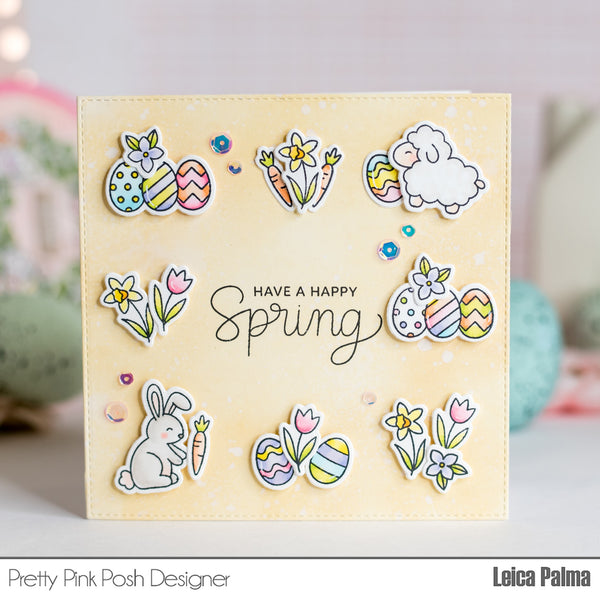 PRETTY PINK POSH: Easter Sentiments | Die Set – Doodlebugs