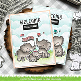 LAWN FAWN: Elephant Parade Add-on | Stamp