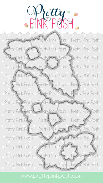 PRETTY PINK POSH: Floral Corners | Die Set (S) – Doodlebugs