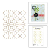 SPELLBINDERS:  Geometric Flower Background | Hot Foil Plate