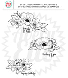 AVERY ELLE: Hand Drawn Florals Elle-ments Die (S)