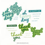 CONCORD & 9 th : Happy Thanks | Stamp