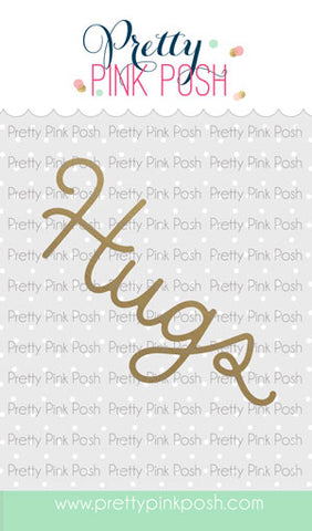PRETTY PINK POSH: Large Hugs | Hot Foil Plate