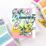 PINKFRESH STUDIO: Folk Floral Stem | Stamp
