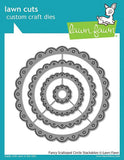 LAWN FAWN: Fancy Scalloped Circle Stackables Lawn Cuts Die