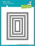 LAWN FAWN: Fancy Scalloped Rectangle Stackables Lawn Cuts Die