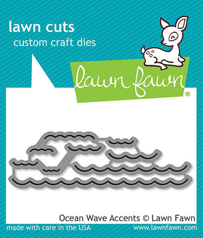 LAWN FAWN: Ocean Wave Accents Lawn Cuts Die