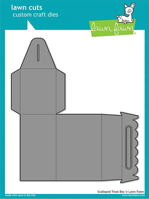 Lawn Fawn LF2469 Fustelle Add-on Special Delivery Box – Acciaio, Set Di 3 Forme, Per Card Making