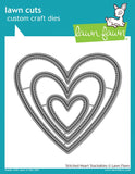 LAWN FAWN: Stitched Heart Stackables | Lawn Cuts Die