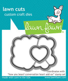 LAWN FAWN: How You Bean? Conversation Heart Lawn Cuts Die