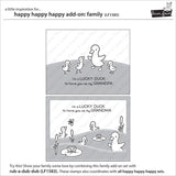 LAWN FAWN: Happy Happy Happy Add-on: Family