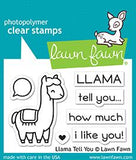 LAWN FAWN: Llama Tell You