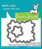 LAWN FAWN: How You Bean? Star Add-on Lawn Cuts Die