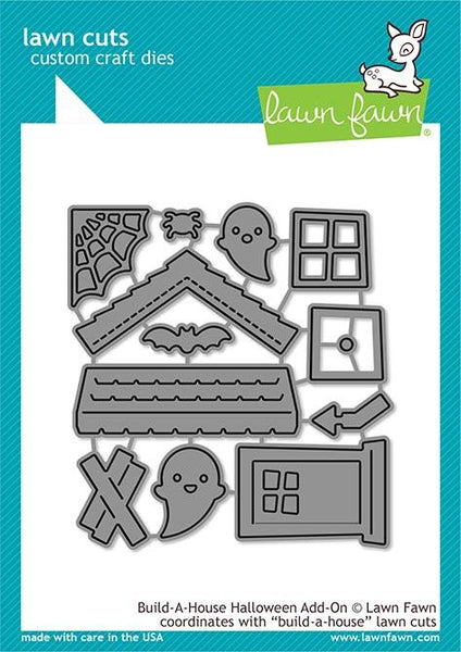 LAWN FAWN: Build a House Halloween Add-on Lawn Cuts Die – Doodlebugs